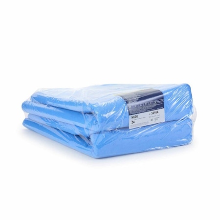 Quick Check H6 H600 Sterilization Wrap White / Blue 45 X 45 Inch Dual Layer SMS EO Gas / Hydrogen Peroxide, 24PK 34164